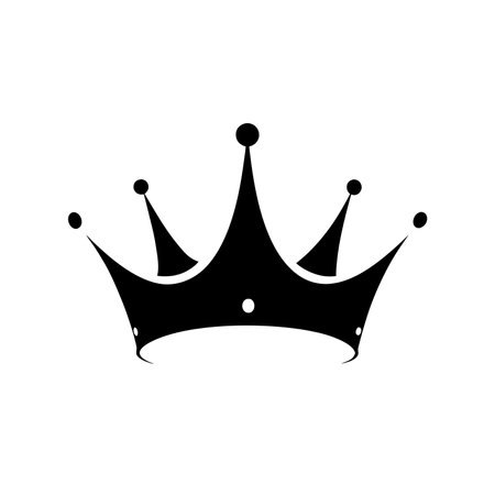 Logo of King Crown Icon Vector Silhouette Modern Trendyのイラスト素材