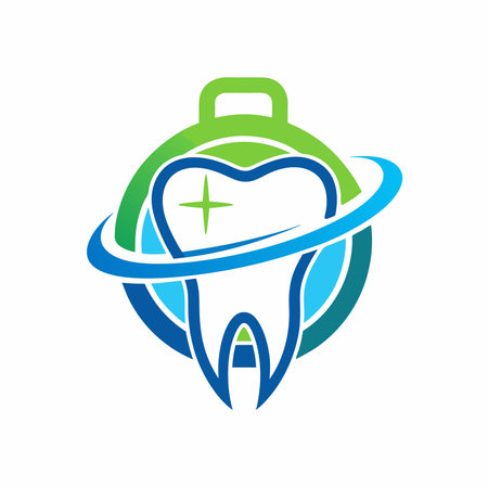 Symbol of Teeth dental concept Vector Logo Mascot Icon Designのイラスト素材