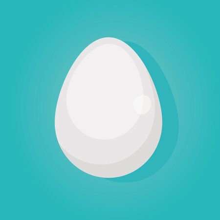 Modern vector illustration of Raw and broken chicken eggs. Broken egg shells. Cooking eggs. Healthy food.の写真素材