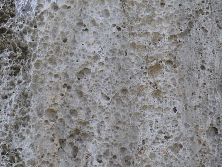 The stone is naturally eroded, it looks beautiful.