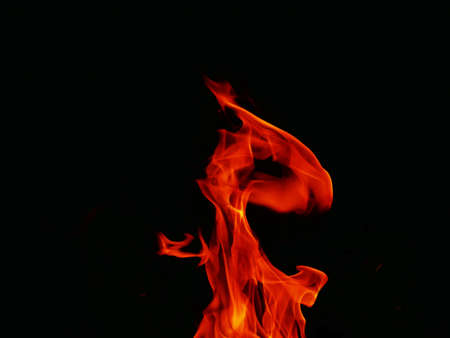 Blaze fire flame texture for banner background.の写真素材