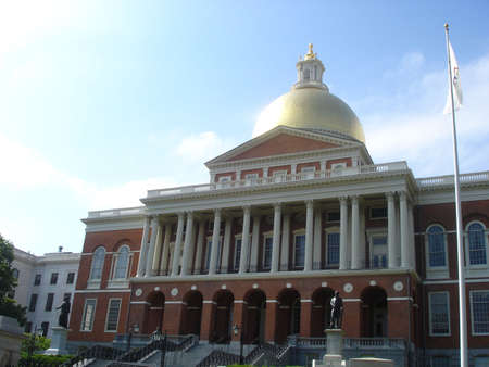 State House in Bostonの写真素材