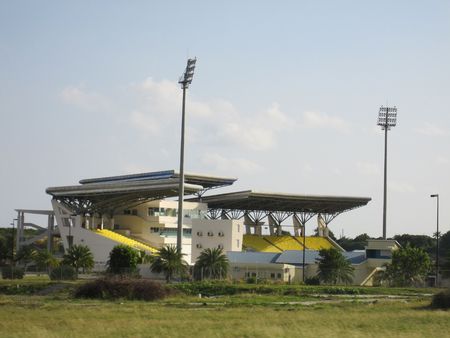 Sir Vivian Richards Cricket Stadium in Antiguaのeditorial素材