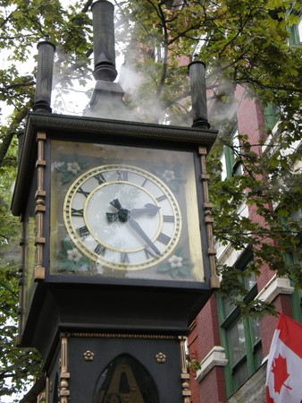 Steam Clock in Gastown in Vancouver, Canada