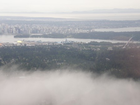 Grouse Mountain near Vancouver, Canadaの写真素材
