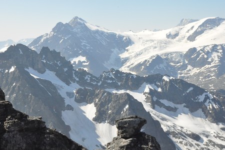 Mount Titlis in Switzerlandの写真素材
