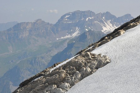 Mount Titlis in Switzerlandの写真素材