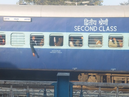 Interstate Trains in Indiaのeditorial素材