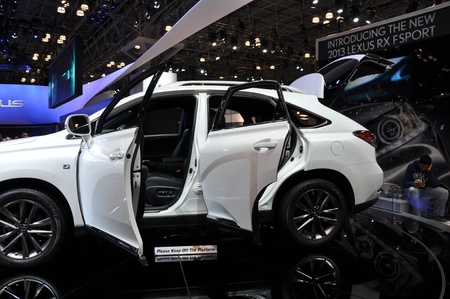 NEW YORK - APRIL 11: Lexus RX Sport at the 2012 New York International Auto Show running from April 6-15, 2012 in New York, NY.のeditorial素材