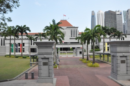 Singapore Parliament buildingのeditorial素材