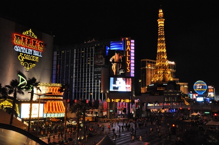 Las Vegas Strip in Nevadaのeditorial素材