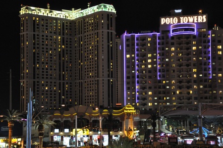 Las Vegas Strip in Nevadaのeditorial素材