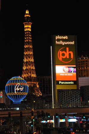 Las Vegas Strip in Nevadaのeditorial素材