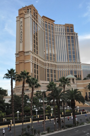 LAS VEGAS - DEC 5  The Palazzo luxury hotel and casino resort located on the Strip in Las Vegas, Nevada  It is the tallest completed building in Nevada, as seen on December 5, 2012 のeditorial素材