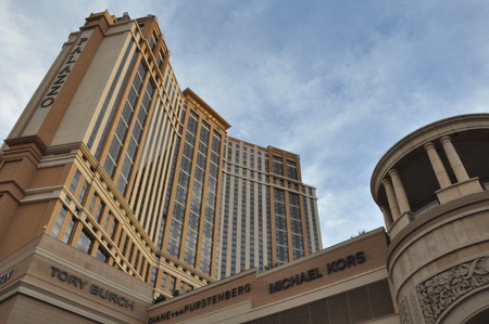 LAS VEGAS - DEC 5  The Palazzo luxury hotel and casino resort located on the Strip in Las Vegas, Nevada  It is the tallest completed building in Nevada, as seen on December 5, 2012 のeditorial素材