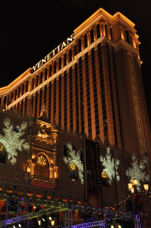 LAS VEGAS - DECEMBER 2: The Venetian Resort Hotel Casino on December 2, 2012 in Las Vegas. It was opened in 1999 and has over 4,000 hotel rooms available for guests.のeditorial素材