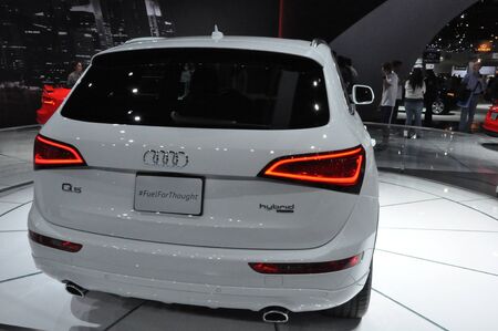 LOS ANGELES - DECEMBER 8: The Audi Q5 at the 2012 Los Angeles Auto Show as seen on December 8, 2012 in Los Angeles, California.のeditorial素材