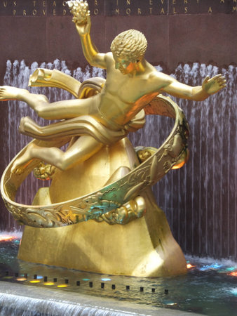 Rockefeller Center in New York Cityのeditorial素材