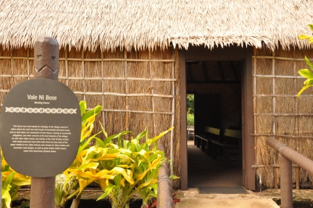 OAHU, HAWAII - DEC 26  Polynesian Cultural Center in Oahu, Hawaii, as seen on December 26, 2012  The center is owned by the The Church of Jesus Christ of Latter-day Saints  LDS Church  のeditorial素材