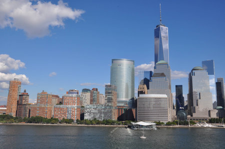 Lower Manhattan Skyline with One World Trade Center