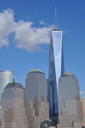 Lower Manhattan Skyline with One World Trade Center