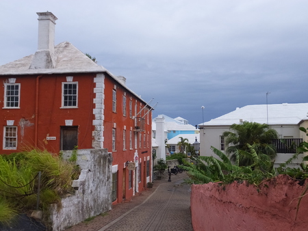 Blacksmith Hill in St  George, Bermudaのeditorial素材
