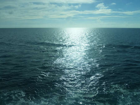 Sunset over the Atlantic Oceanの写真素材