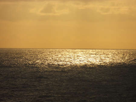 Sunset over the Atlantic Ocean
