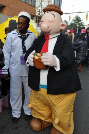 STAMFORD, CONNECTICUT - NOV 23  SAC Capital Advisors Giant Balloon Inflation Party, the day before the UBS Thanksgiving Parade Spectacular, in Stamford, Connecticut on November 23, 2013 のeditorial素材