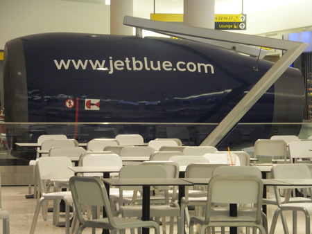 Jetblue Terminal at JFK Airport in New Yorkのeditorial素材