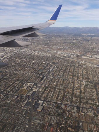 Airplane View of California
