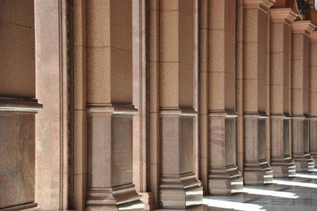 The 7-star Emirates Palace Hotel in Abu Dhabi, UAEのeditorial素材