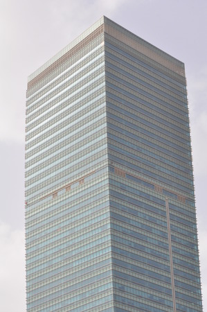 Skyscraper on Sheikh Zayed Road in Dubai, UAE