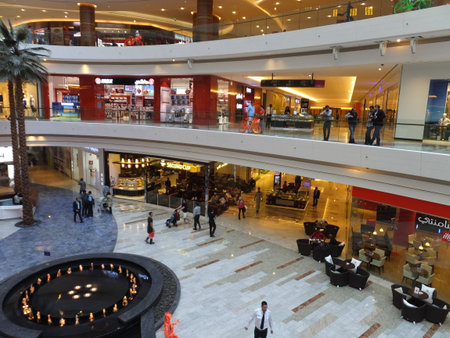 Al Ghurair Center Shopping Mall in Dubai, UAEのeditorial素材