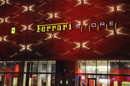  store at Festival Centre Mall in Dubai, UAEのeditorial素材