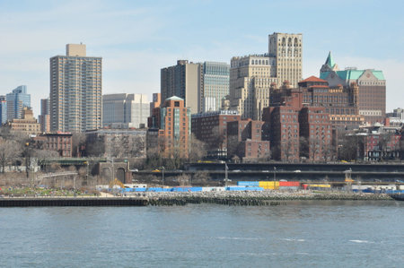 View of Brooklyn, New Yorkのeditorial素材