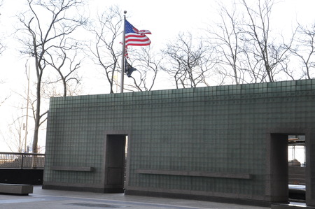 Vietnam Veterans Memorial in Manhattan, New Yorkのeditorial素材