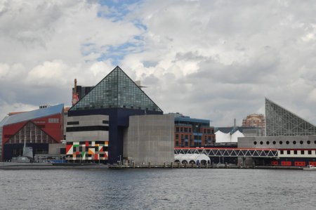 The National Aquarium at the Inner Harbor in Baltimore, Marylandのeditorial素材