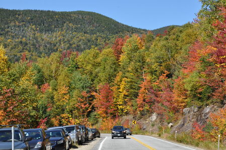 Fall Colors in White Mountain National Forest in New Hampshireのeditorial素材