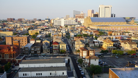 View of Atlantic City in New Jerseyのeditorial素材