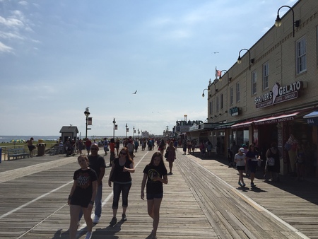 Ocean City Boardwalk in New Jerseyのeditorial素材