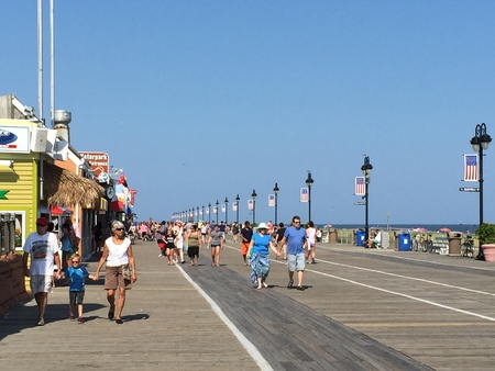 Ocean City Boardwalk in New Jerseyのeditorial素材