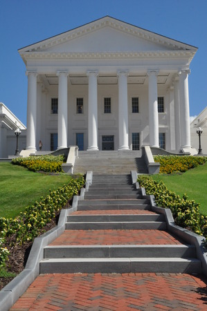 Virginia State Capitol in Richmond, Virginiaのeditorial素材