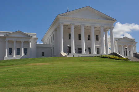 Virginia State Capitol in Richmond, Virginiaのeditorial素材