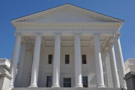 Virginia State Capitol in Richmond, Virginiaのeditorial素材