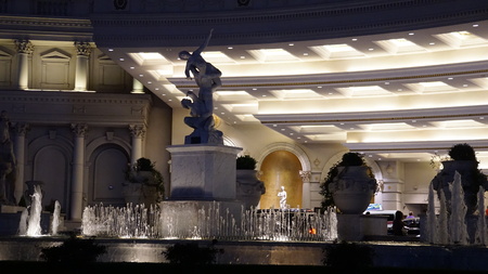 Caesar's Palace Hotel and Casino in Las Vegasのeditorial素材