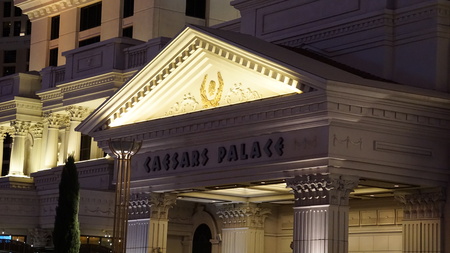 Caesar's Palace Hotel and Casino in Las Vegasのeditorial素材