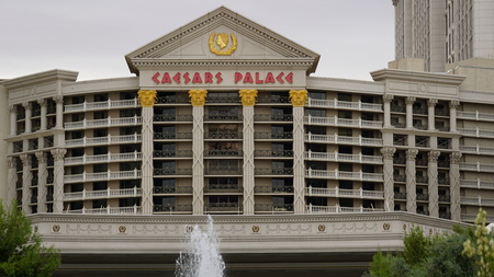 Caesar's Palace Hotel and Casino in Las Vegasのeditorial素材
