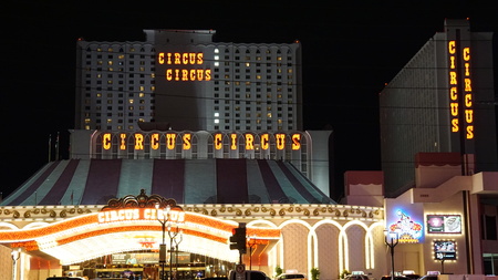 Circus Circus Hotel and Casino in Las Vegasのeditorial素材