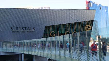 The Crystals Mall at CityCenter in Las Vegasのeditorial素材